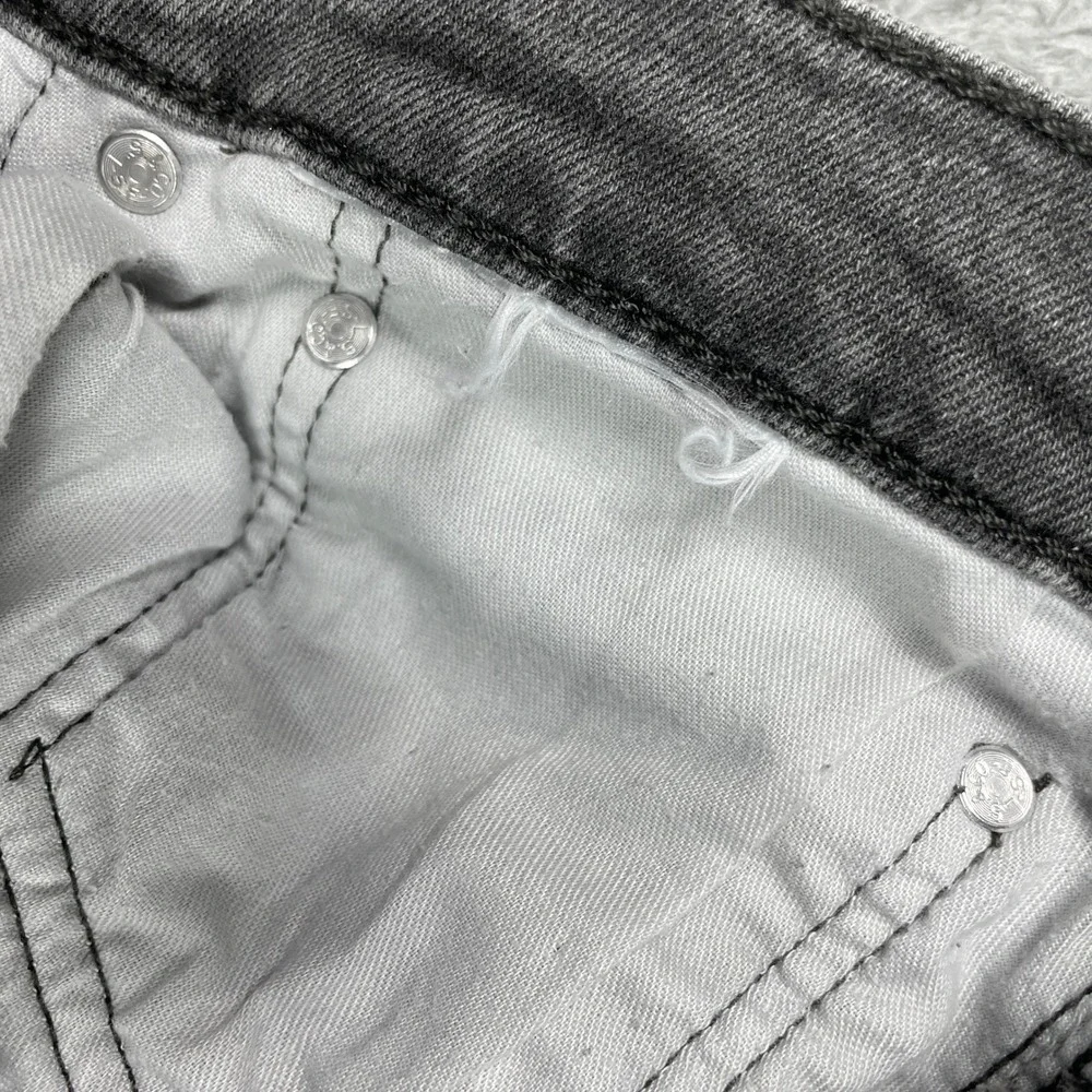 Levis 511 Slim Fit Jeans Mens 34x30 (Fits 34x29) Gray Denim Stretch Classic